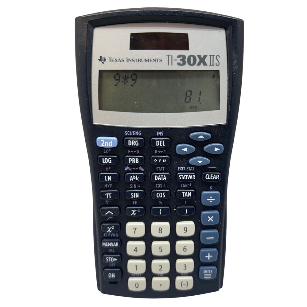 Texas Instruments TI-30X IIS Scientific Calculator Black